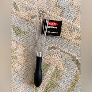 Oxo 9" Stainless Steel Whisk with Black Handle